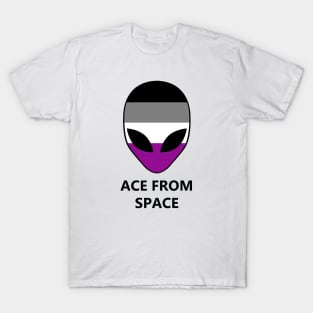 Ace From Space Asexuality Pride Alien T-Shirt